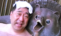 タヌキさんと仲良くやってるでしょ