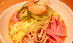 坦坦麺を今回は冷やしで